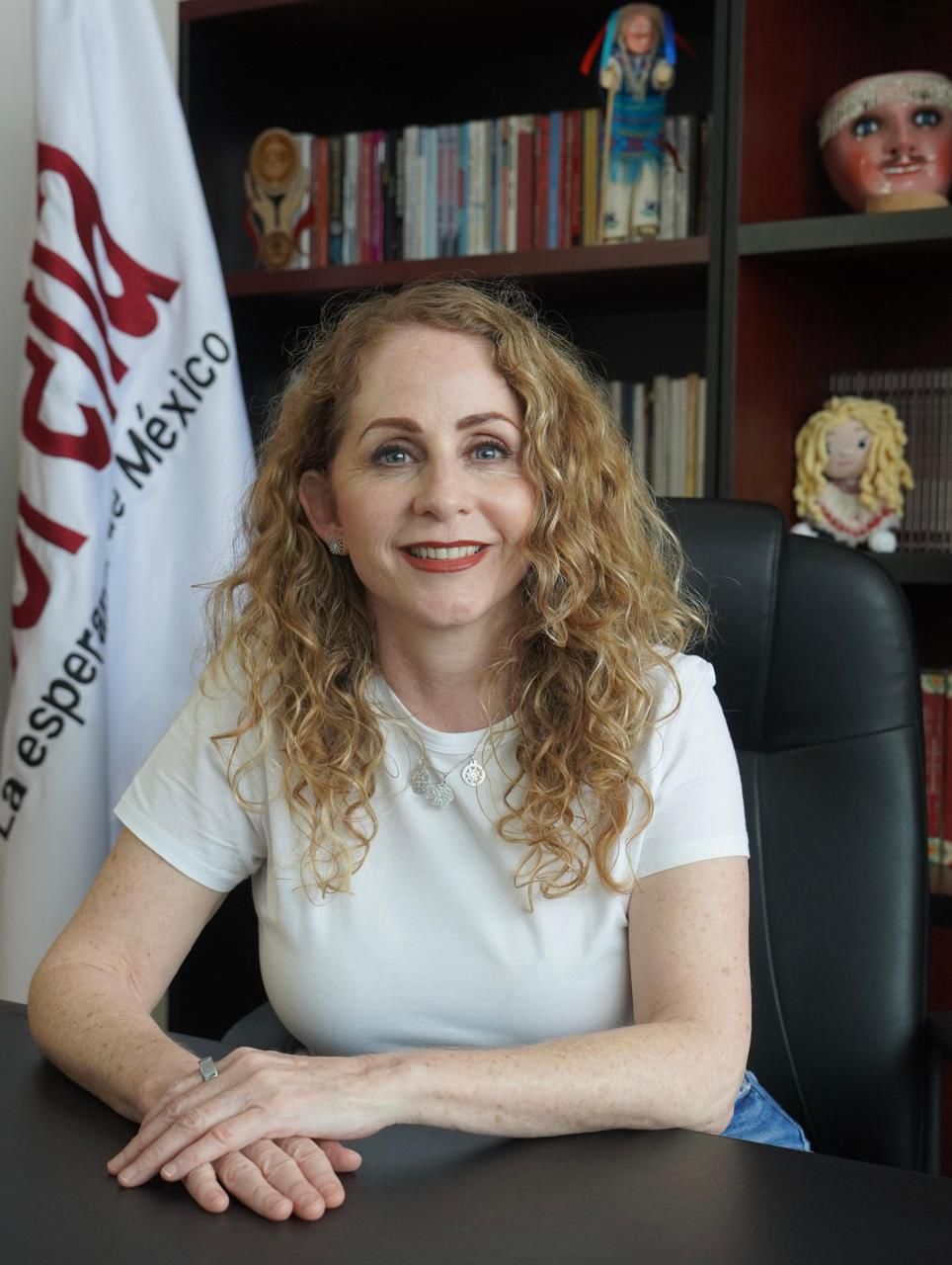 Marcela González reconoce liderazgo de Claudia Sheinbaum en defensa de la nación